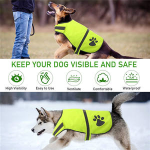 เสื้อกั๊กสะท้อนแสงสำหรับสุนัขเดินวิ่งเดินป่า,แจ็คเก็ตสะท้อนแสงสามารถมองเห็นได้ชัดเจนกันน้ำสำหรับสัตว์เลี้ยง - Product Image 5