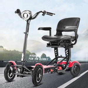 Scooter pliable pour personnes handicapées avec logo personnalisé KSM-905B, scooter électrique pour les voyages en plein air, fournisseur B2B - Product Image 6