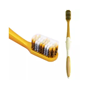 high quality Soft bristled toothbrush with spiral wire