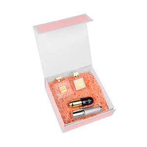 Benutzer definiertes Logo gedruckt starre magnetische Falt schachtel Kosmetik set Parfüm flasche Verpackungs schachtel Luxus Hautpflege Geschenk boxen - Product Image 3