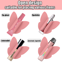 YDS Home Decor Lipstick Holder pour téléphone portable Back Lip Glaze Phone Case Silicone Holder Back Stick on for Lipsticks Organizing