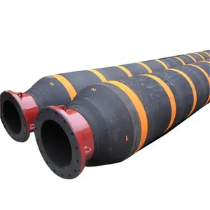 High Flexibility Sand/Slurry Dredging Oil Delivering Self Floating Rubber Hose