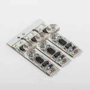 12VDC מגע חיישן Led דימר כחול אור להפעיל/off Led חיישן מתג עבור ארון אור