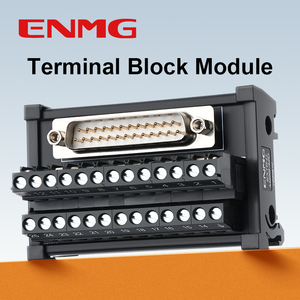 Bloque de terminales dividido ENMG, placa de cableado de conector macho-hembra, tira de terminales PLC, puerto serie de 25 pines y 44 Pines, 9 núcleos - Product Image 2