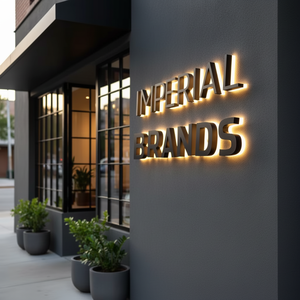 لافتة إضاءة LED مخصصة، لوحة حروف مضاءة من الخلف، لافتات LED للأعمال التجارية، لافتة مضيئة LED للاستخدام الداخلي والخارجي، حروف قناة - Product Image 1