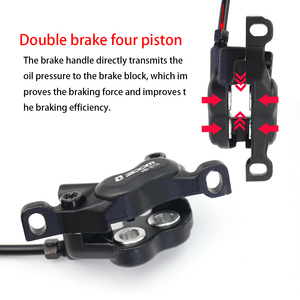 ZOOM HB876 MTB Juego Freno de frenos de disco de aluminio hidráulico de 4 pistones para ciclo BMX 160mm ZOOM CN;GUA - Product Image 3