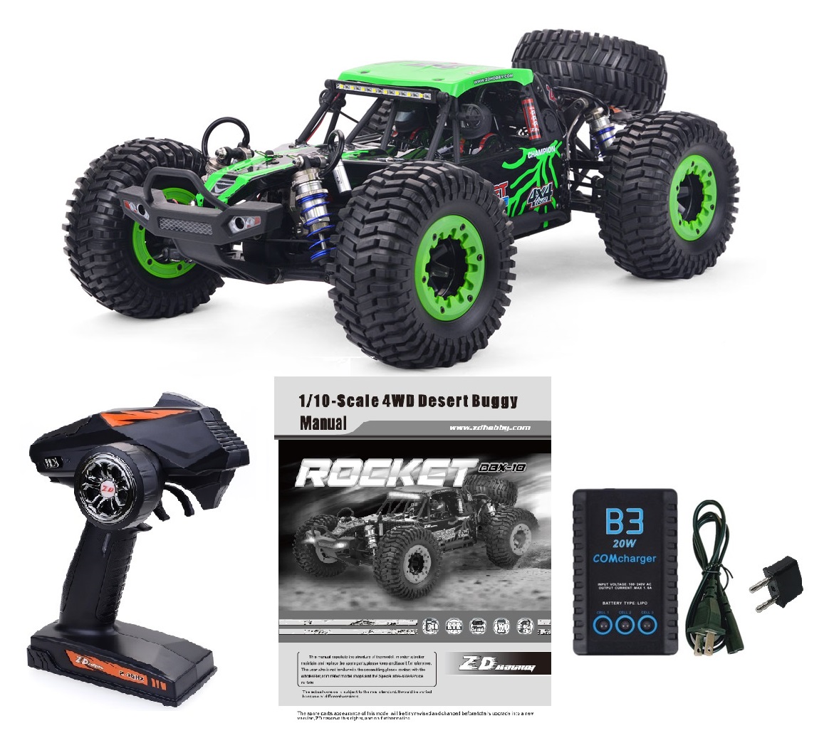 ZD Racing ROCKET 1/10 4WD Electric RC Desert Buggy & hbx rc car