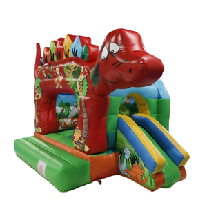 <span class=keywords><strong>2025</strong></span> nóng bán nhỏ màu đỏ khủng long Inflatable Jumper với trượt Inflatable nhà bị trả lại để bán - Product Image 2
