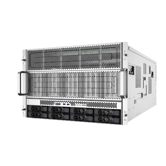 7U Rackmount 8-GPU Large Model Inference AI Server Chassis with DDR5 in Stock