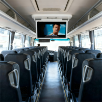 Écran numérique HD 27 pouces OSK GD-2704 12V 24V pour bus, moniteur rabattable à monter au plafond, moniteur de plafond pour voiture, téléviseur LCD pour bus
