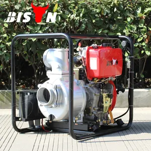 BISON(CHINA) 4 Polegadas 10 Hp Fazendas Da Bomba de Água Do Motor Diesel Refrigerado A Ar Portátil Pequeno Conjunto da Bomba de Diesel