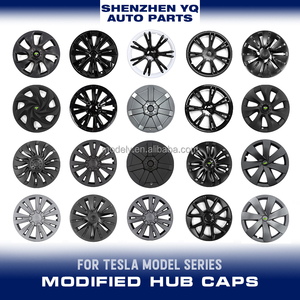 Modificación de coche cubierta de cubo de rueda decoración Original <span class=keywords><strong>tapacubos</strong></span> de coche 18 ''19 pulgadas 4 Uds Kit <span class=keywords><strong>tapacubos</strong></span> de automóvil para Tesla Model 3 Model Y - Product Image 4