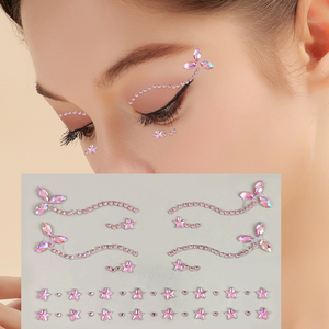 Gioielli Personalizzati per Viso, Corpo e Sopracciglia, Adesivi per Tatuaggi Temporanei 5D Impermeabili ed Ecologici, Eyeliner Sexy Francese - Product Image 2