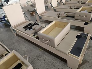 China Supplier Wholesale Adjustable Foot <b>Bar</b> Home <b>Gym</b> Exercise Core Bed Wooden Reformer Machine VT-WD-RF02 the "core Engine" of - Product Image 6