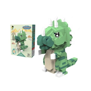 Yuxin Dinosaur <b>Building</b> <b>Blocks</b> 200-400 Pieces DIY Assembly For Kids Age 2-14 Years Unisex Toy Set - Product Image 3