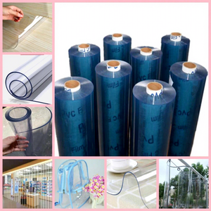 Printing Pvc Super clear Film 28 Phr Micron Soft Pvc Roll Normal clear <b>Transparent</b> <b>Plastic</b> Film Pvc <b>Sheet</b> for Making Bag - Product Image 4
