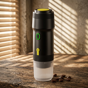 Cafetera Portátil Mini de Fábrica China, Prensa Manual, Recargable, Eléctrica, para Espresso, Ligera, Compacta, para Uso en Exteriores - Product Image 1