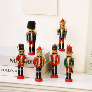 크리스마스 넛크래커 장식 세트 나무 넛크래커 크리스마스 트리 장식 인형 선물 - Product Image 2