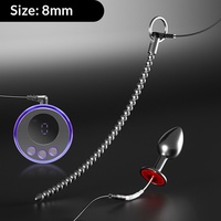 Ensemble de sondes urétrales électriques extra longues, plug anal, perles flexibles en acier inoxydable, jouets sexuels E-Stim pour pénis, fesses, CBT pour hommes