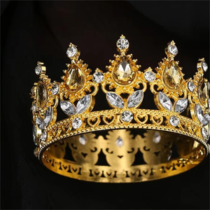 Tiaras y <span class=keywords><strong>Coronas</strong></span> <span class=keywords><strong>de</strong></span> Cristal Barroco para Decoración <span class=keywords><strong>de</strong></span> Pasteles, Elegante Decoración para Pasteles <span class=keywords><strong>de</strong></span> Boda, Cumpleaños <span class=keywords><strong>de</strong></span> Princesa, Artículos para Fiestas - Product Image 6