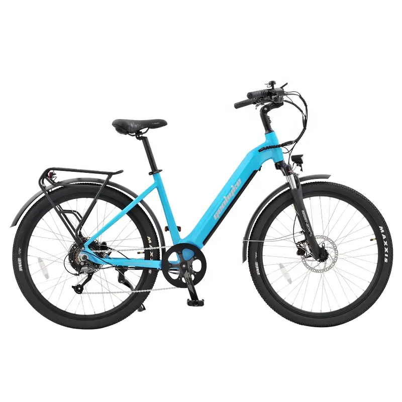 2023 New Design Electric Bicycle 250w/350w rear hub motor 36v 15ah/20ah removable battery factory price e bike city