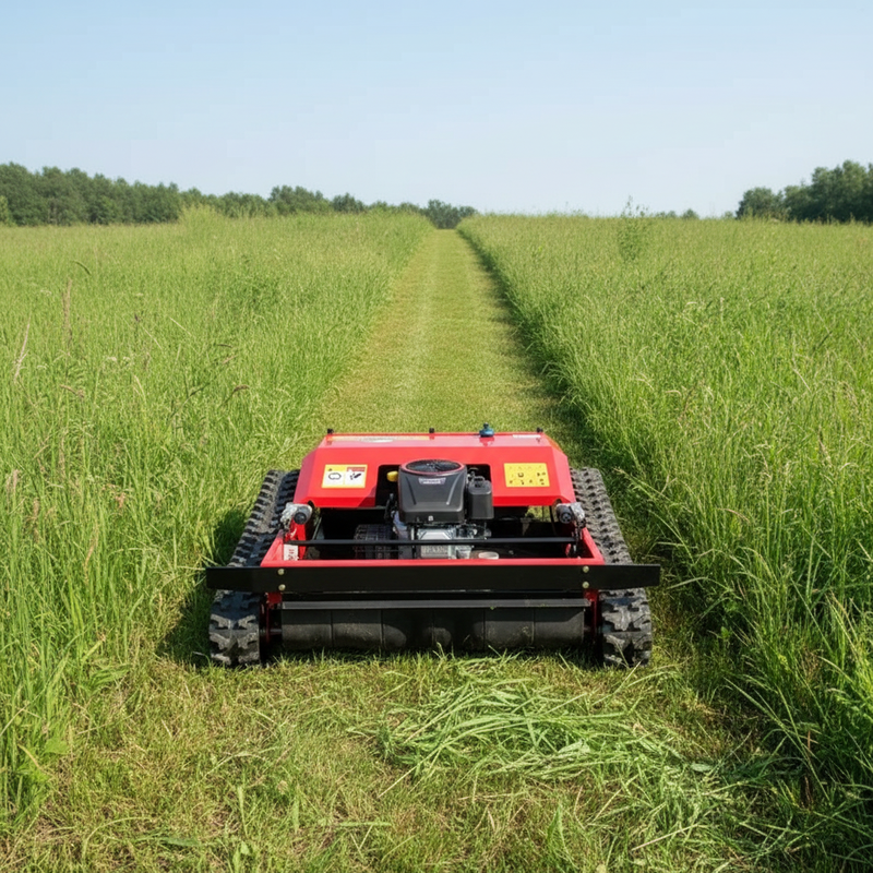 Crawler Lawn Mower Remote Control Gasoline