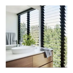 Modern fixed jalousie windows for bathroom glass jalousie windows in the philippines