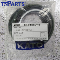 Kit de joints hydrauliques TOPARTS 689-76990001 avec matériaux NBR+FKM+TPFE pour joint pivotant de grue KATO