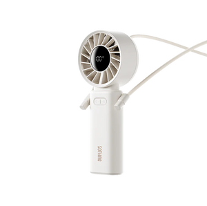 مروحة كهربائية صغيرة محمولة قابلة للطي مع شحن USB وتبريد شبه موصل للمكتب والتعليق - Product Image 2