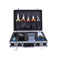 Ensemble d'outils de maintenance des fibres, boîte à outils de fibre optique, kit d'outils FTTH