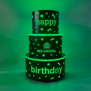 Espositore per Bottiglie di Vino a 3 Livelli in Ferro con Logo Personalizzato, Illuminazione LED, per Feste di <span class=keywords><strong>Compleanno</strong></span>, Nightclub, Bar, Presentatore di Bottiglie VIP - Product Image 2