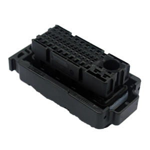Conectores de Cable Redondos Automotrices Macho/Hembra de Cobre IP67 con Carcasa de Nylon, Bloque de Conectores de Plástico Negro 1-2005465-2 - Product Image 1