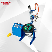 Positionneur de soudage circulaire CNC avec élévateur de torche pneumatique et mandrin à 3 mors pour le soudage circulaire de quincaillerie de bride de tuyau