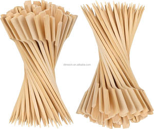 Nature <span class=keywords><strong>Bambou</strong></span> Paddle Brochette Spatule Durable Long Manche Simple Style Shack Outil pour Charbon Grill Cuisson - Product Image 3