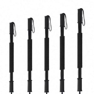 Ejercitador de Brazos y Muñecas, Resorte de Potencia, Acero al Carbono Resistente, Negro, Ejercicio Integral para Interiores/Exteriores - Product Image 5