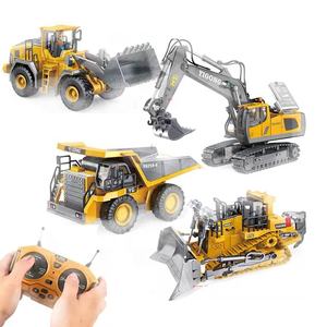 Actualización 2,4 Ghz 1/20 escala construcción modelo aleación cubo 9CH Control remoto <span class=keywords><strong>Tractor</strong></span> niños jugar Bulldozer RC camión - Product Image 6