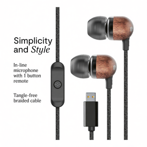 Auriculares con micrófono con cable SMILE JAMAICA USB C Signature negro EM JE042 SB - Product Image 3