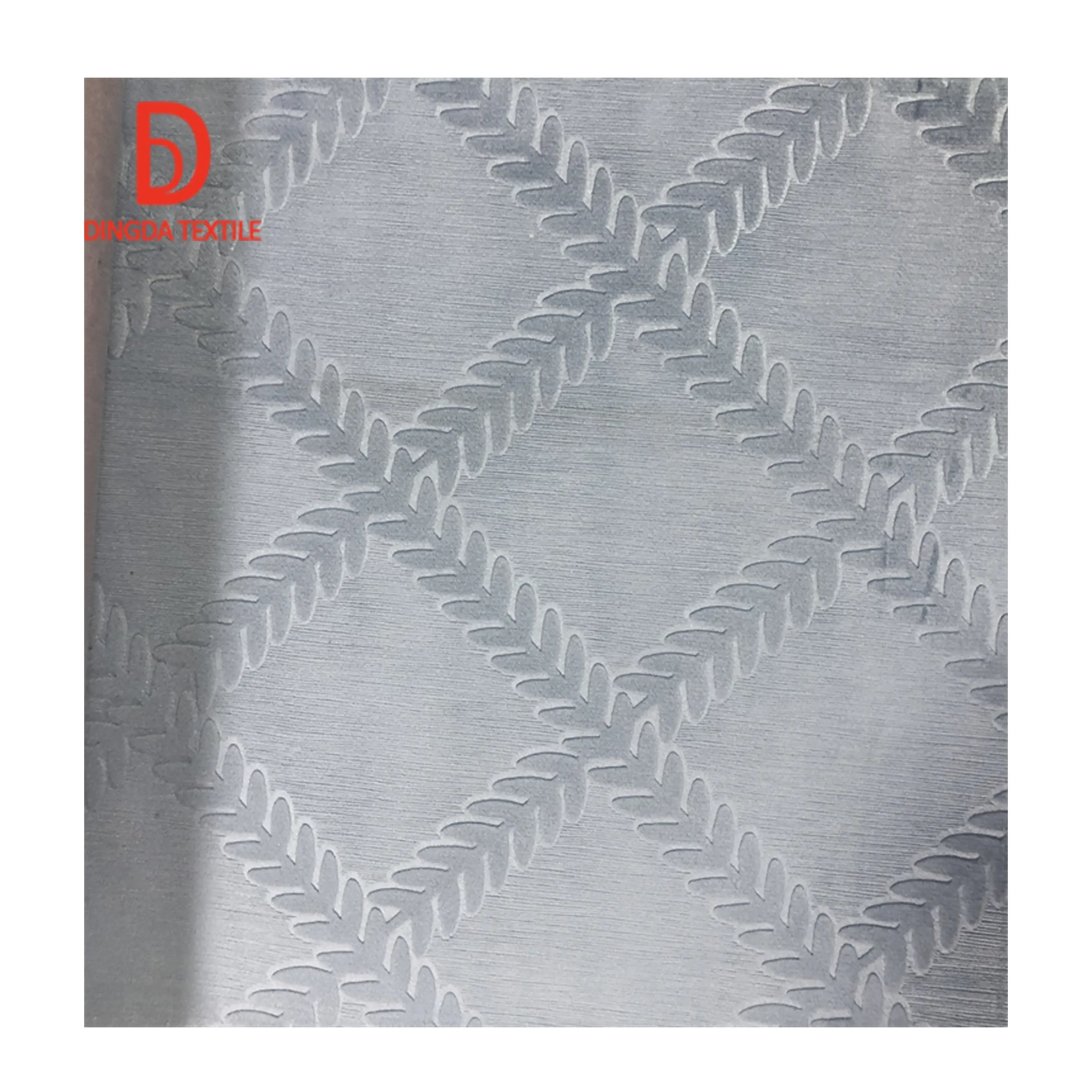 Textiles y tejidos para el hogar estampados en relieve 100% poliéster tejidos de tapicería en relieve