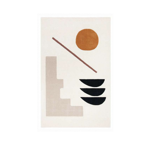 Tapis en laine fait main tufté à la main, tapis de luxe en laine de designer pour salon, chambre, maison, hôtel, décoration intérieure - Product Image 5