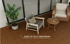 Fai da te moderno quadrato clic ad incastro per pavimenti da esterno-nessun attrezzo necessario antiscivolo e resistente alle intemperie per Patio ponte giardino - Product Image 4