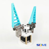 Pinza Robótica Flexible Biónica, Dedo Flexible, Adaptador Neumático Eléctrico, Dispositivo de Sujeción Suave