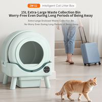 Prix usine bac à litière automatique pour chats autonettoyant grande capacité système désodorisant capteur de sécurité élégant maison chat toilette