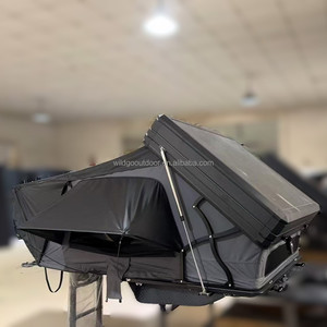 Automatic Hard Roof <b>Top</b> Tent High <b>Load</b> Bearing Frame Wind Resistant Corners Gas Assisted Lift 2-3 Person Four-season UV - Product Image 2