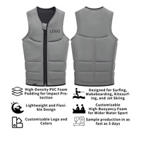 Gilet de sauvetage personnalisé pour homme Gilet de sauvetage en néoprène léger en mousse EPE Gilet de sauvetage PFD Jet Boating Gilet de sauvetage Ski Surf Impact Gilet