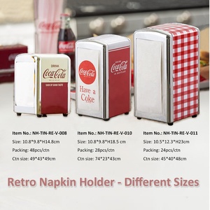 Hộp Đựng Khăn Ăn Thanh Kim Loại Bán Trực Tiếp Từ Nhà Máy 2022 Với Hộp Đựng Thực Đơn Hộp Đựng Khăn Ăn Hoài Cổ - Product Image 4