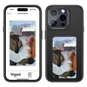 Funda para Teléfono con Pantalla Inteligente NFC, Pantalla de Tinta Electrónica, Fundas para Teléfono con Diseño Personalizado, Funda Protectora Inteligente de Cuatro Colores para iPhone 13/14/15/16 Pro Max - Product Image 1