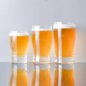 Toptan 170ml 5.5oz bira örnekleyici cam bardak süblimasyon bira bardağı bira bardağı alevlendi pilsner bira tadımı cam