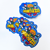 Etiquetas Adhesivas de Vinilo Resistentes a los Rayos UV, con Logotipo en Relieve UV, Personalizadas, Impermeables, para Promocionar la Marca de la Empresa