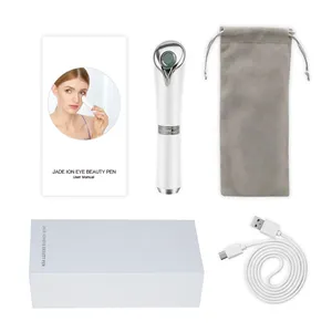 2023 Microcurrent Anti-wrinkle Current Magic Vibrating Lifting Face Skin Anti Wrinkle LED Light EMS Eye Massager Pen Device