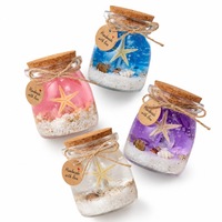 Coffret Cadeau Diffuseur de Parfum Artisanal en Cire Gelée Sans Fumée, Parfum Océanique, en Pot Pudding ou Coquille, pour l'Exportation